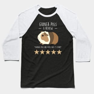 Guinea Pig Review Baseball T-Shirt